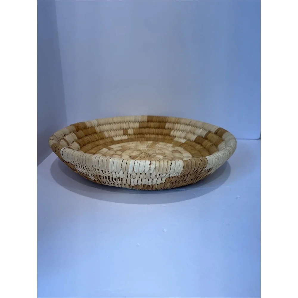 Handmade Basket Woven Natural Coil Bowl 10